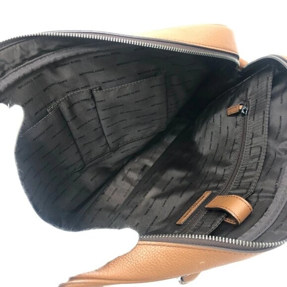 Michael Kors logo Bag 2WAY Briefcase Document Bag Business bag Leather Brown - Picture 9 of 13